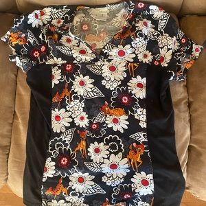 Disney Bambi Scrub top